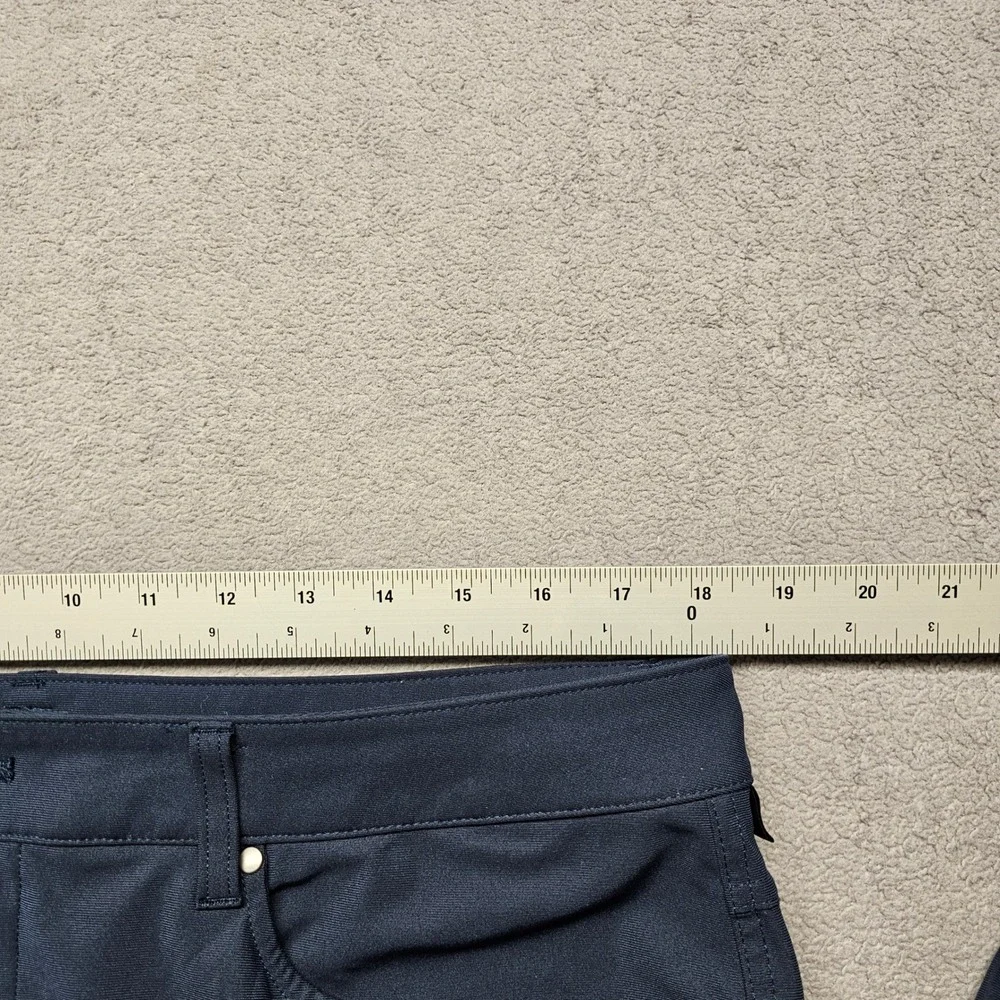Lululemon Mens Commission‎ Pant Classic Navy Blue 36 Tech Chino Trousers LM5ADGT